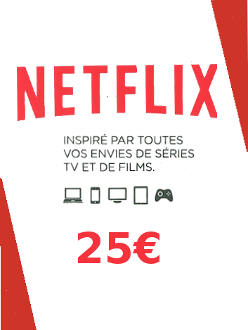 Carte Prépayée Netflix 25€ –